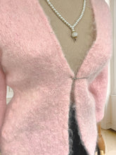 Încarcă imaginea în vizualizatorul Galerie, Cardigan italienesc din amestec de mohair mărimea S
