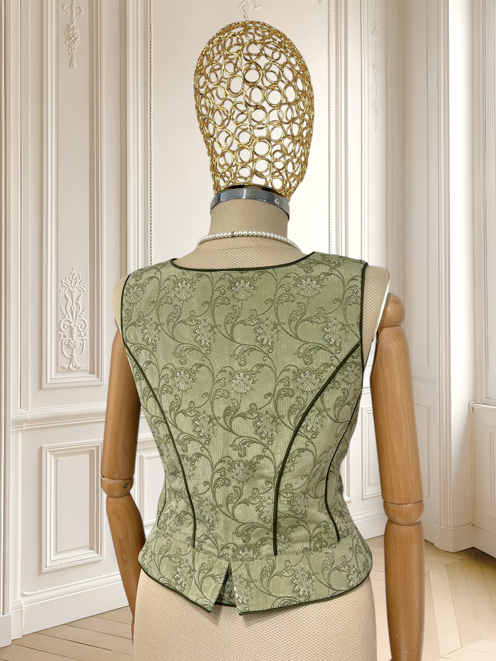 Top vintage olive mărimea M
