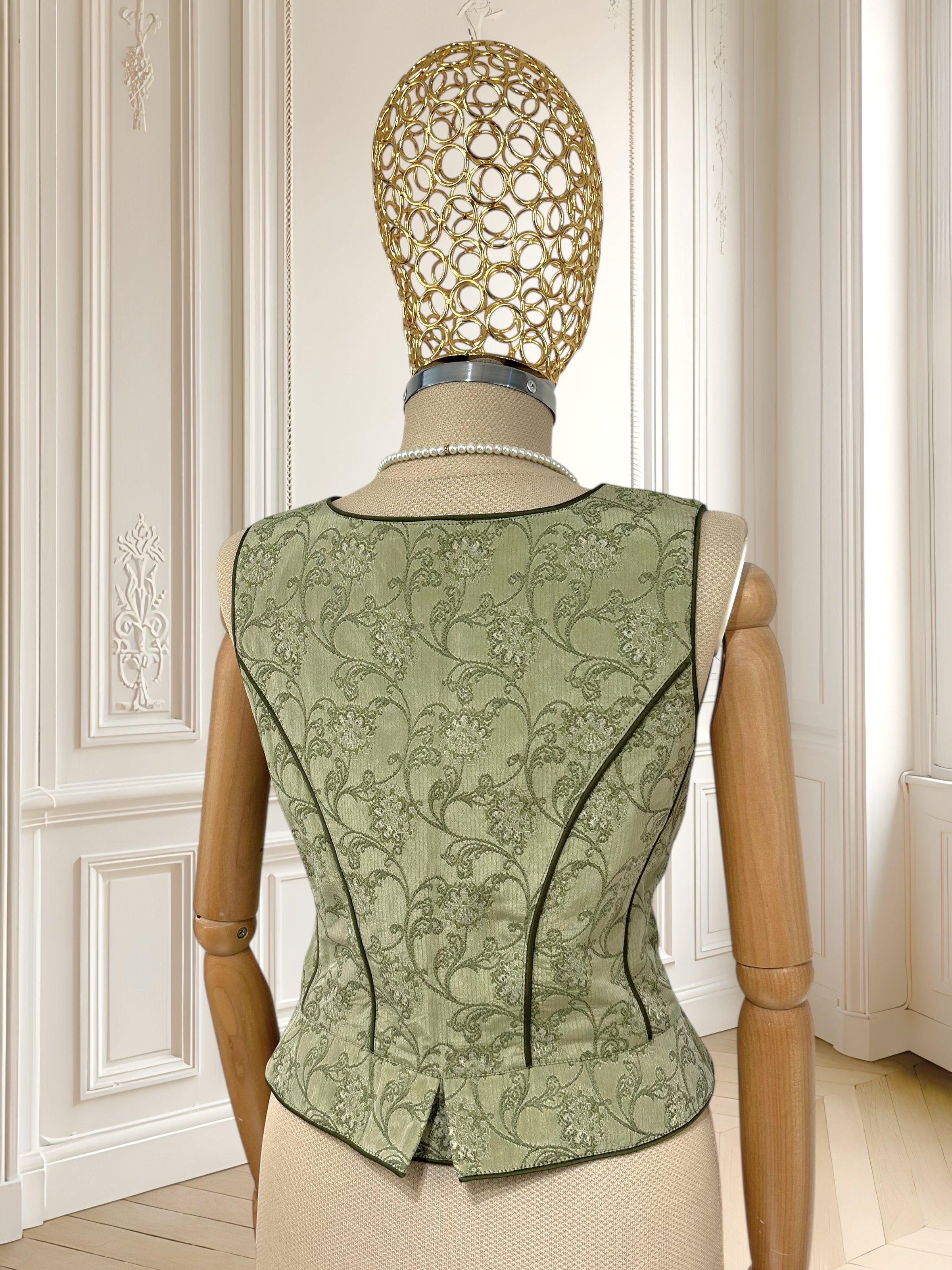 Top vintage olive mărimea M