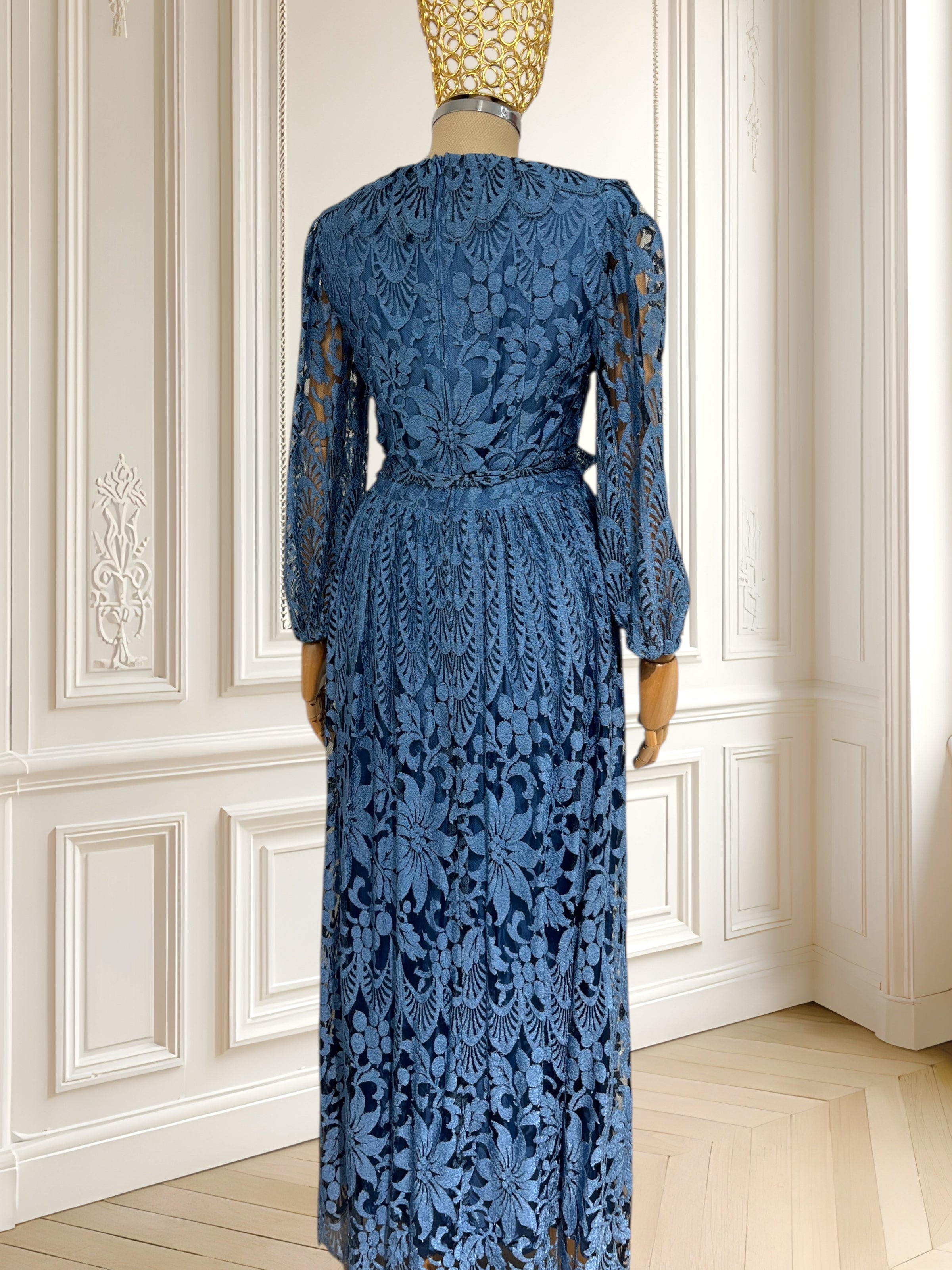 Rochie vintage de seară din dantelă mărimea S