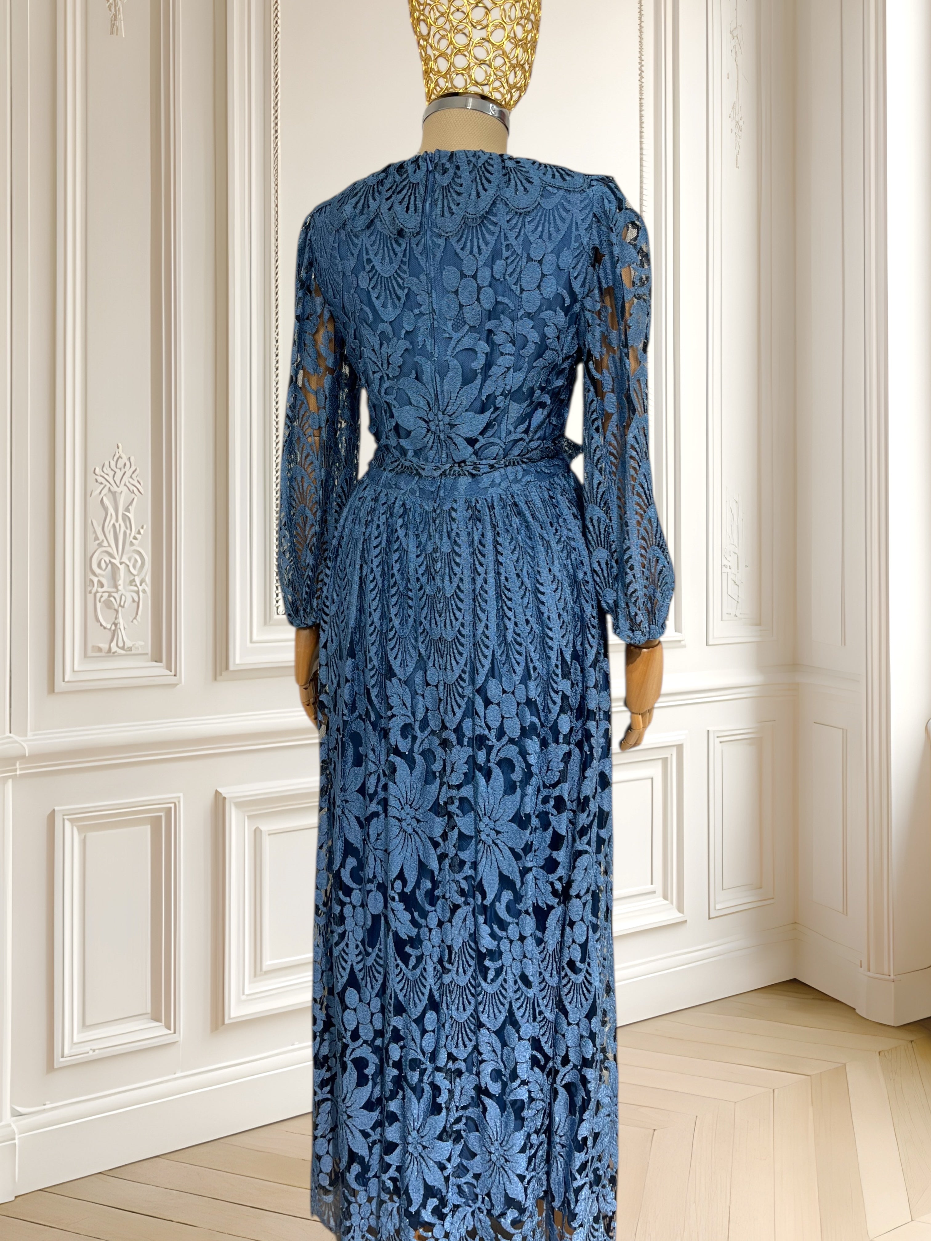 Rochie vintage de seară din dantelă mărimea S