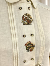 Cămașă vintage din bumbac potrivită pentru M/L