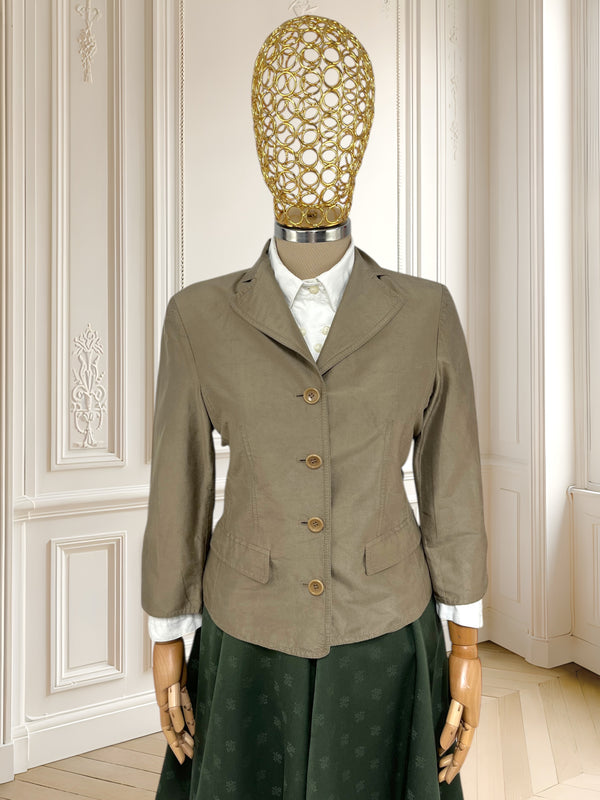 Sacou vintage din mătase mărimea S