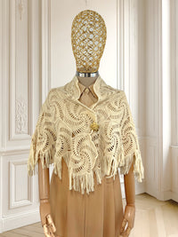 Șal vintage tricotat