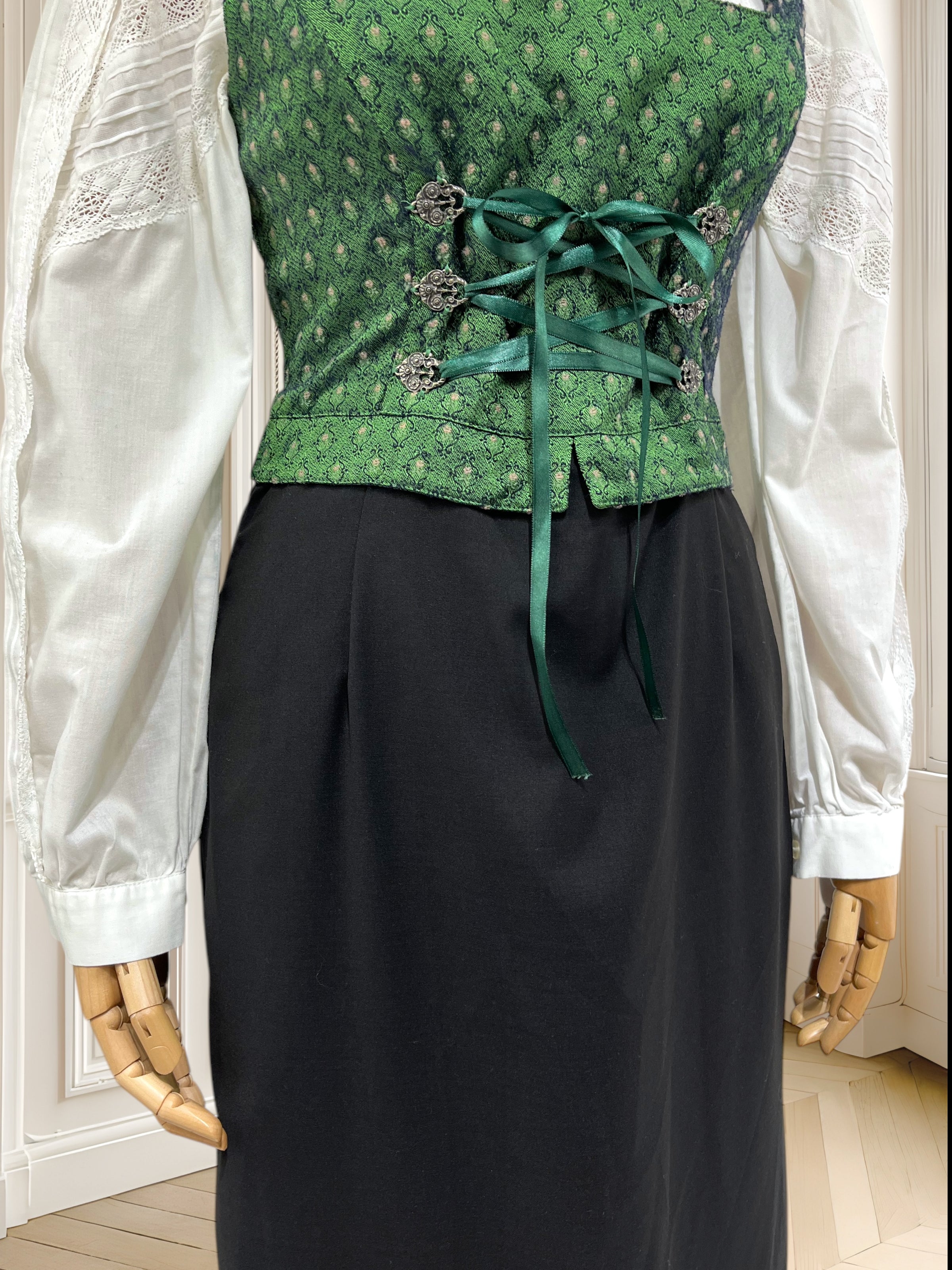 Rochie vintage din amestec de vâscoză mărimea S