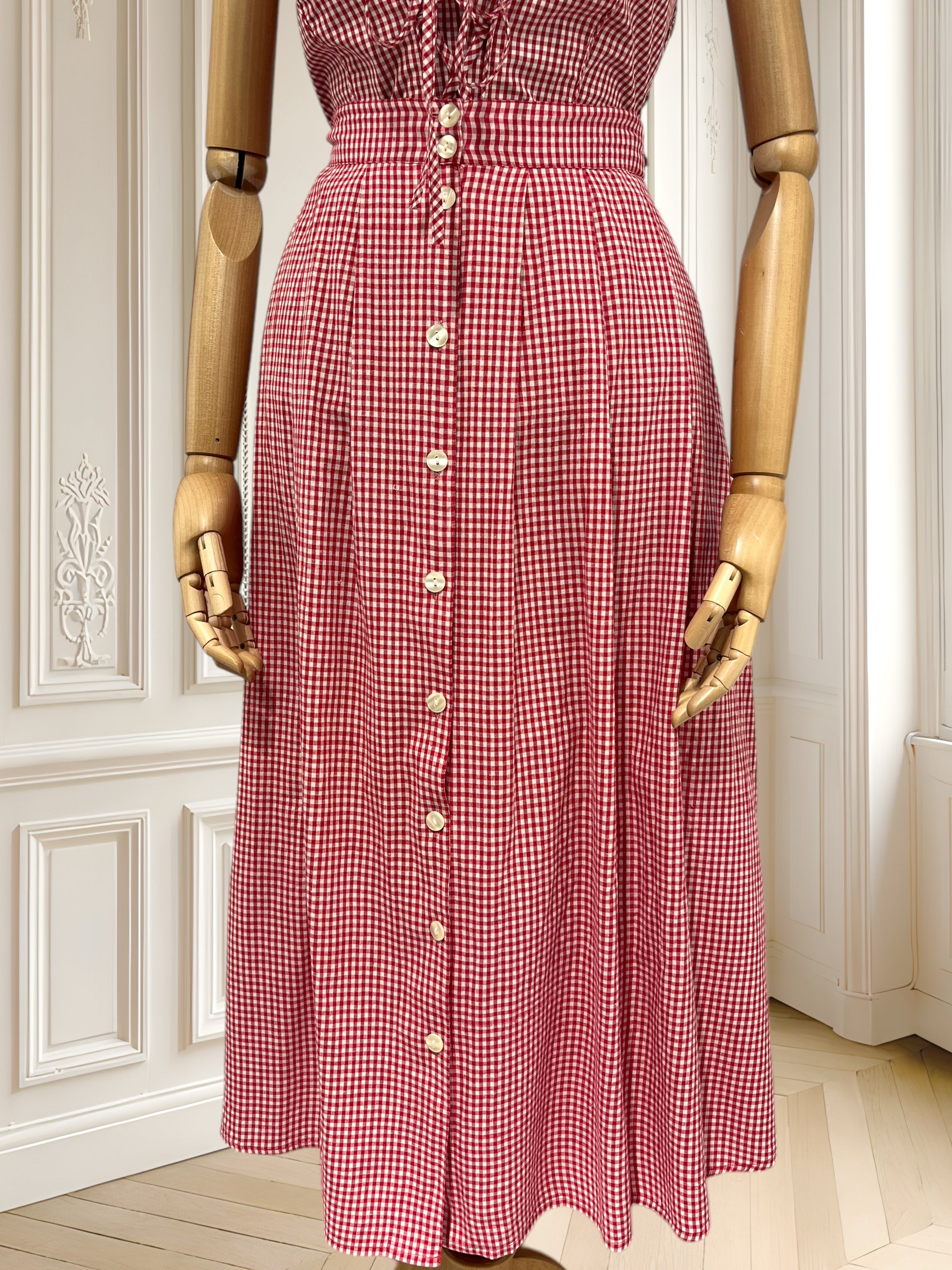 Fustă vintage din bumbac mărimea XL