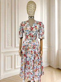 Rochie vintage din bumbac mărimea M