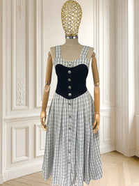 Rochie vintage din amestec de in mărimea M