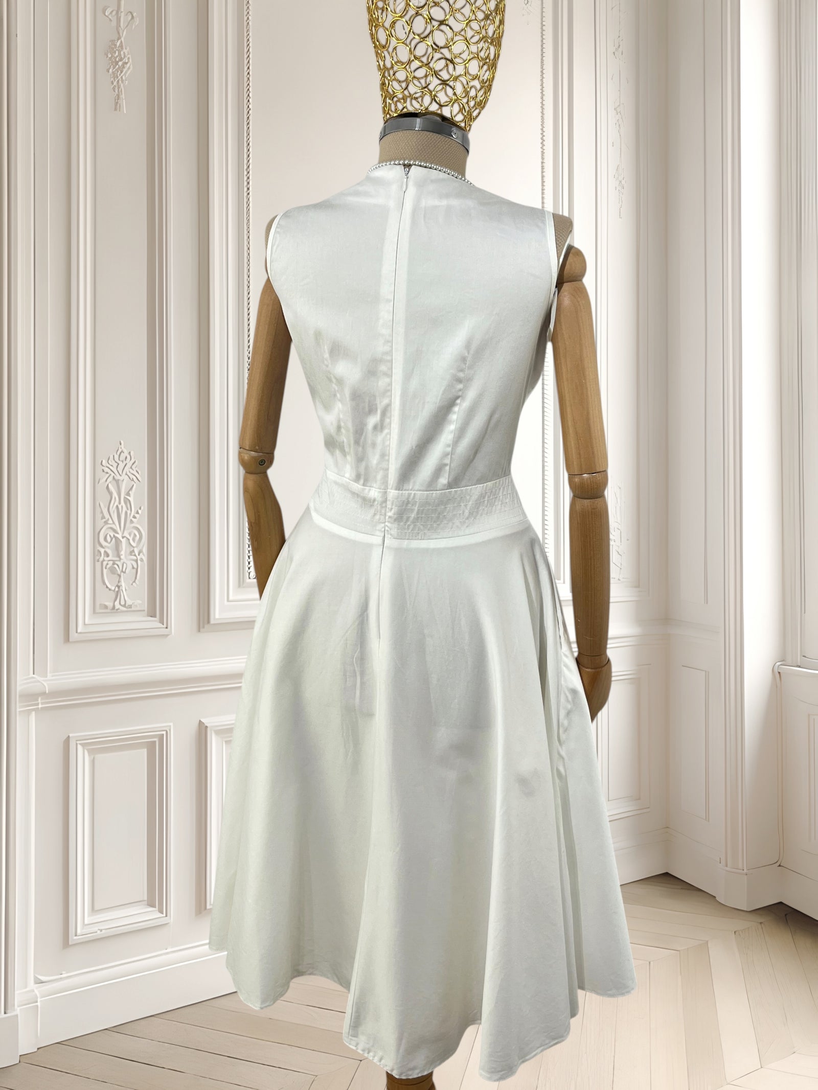 Rochie albă din bumbac mărimea M