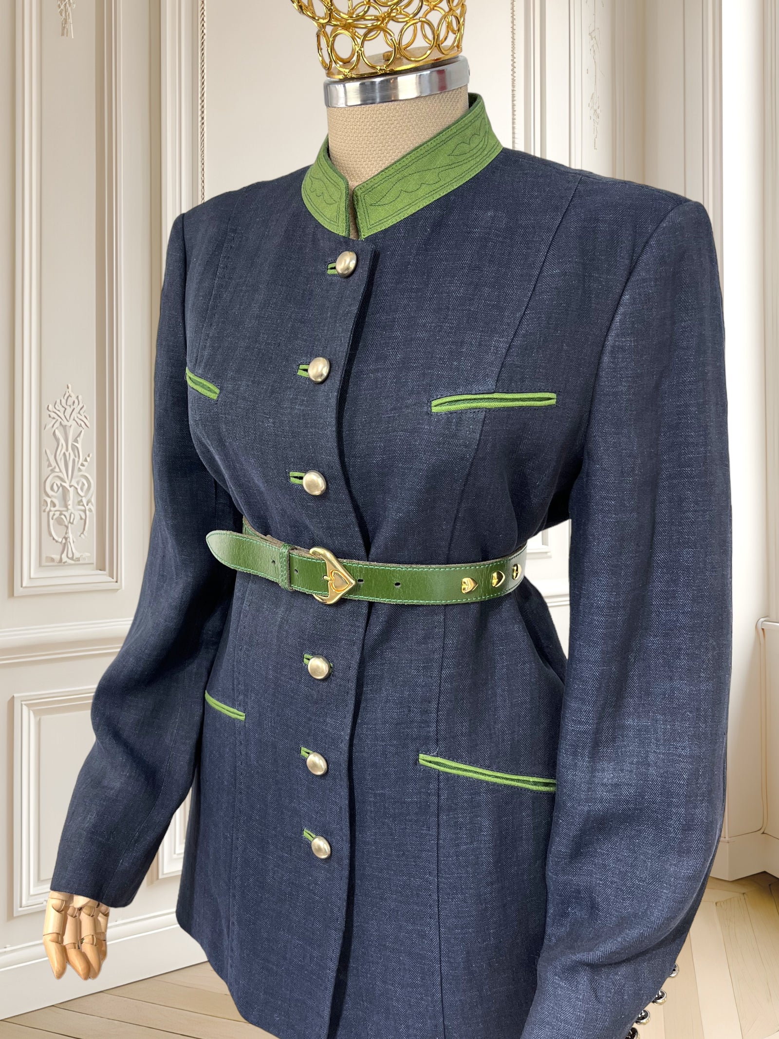 Sacou vintage din in mărimea M