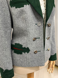 Sacou vintage din lână pură mărimea M