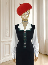 Rochie vintage din vâscoză și in mărimea L