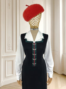 Rochie vintage din vâscoză și in mărimea L