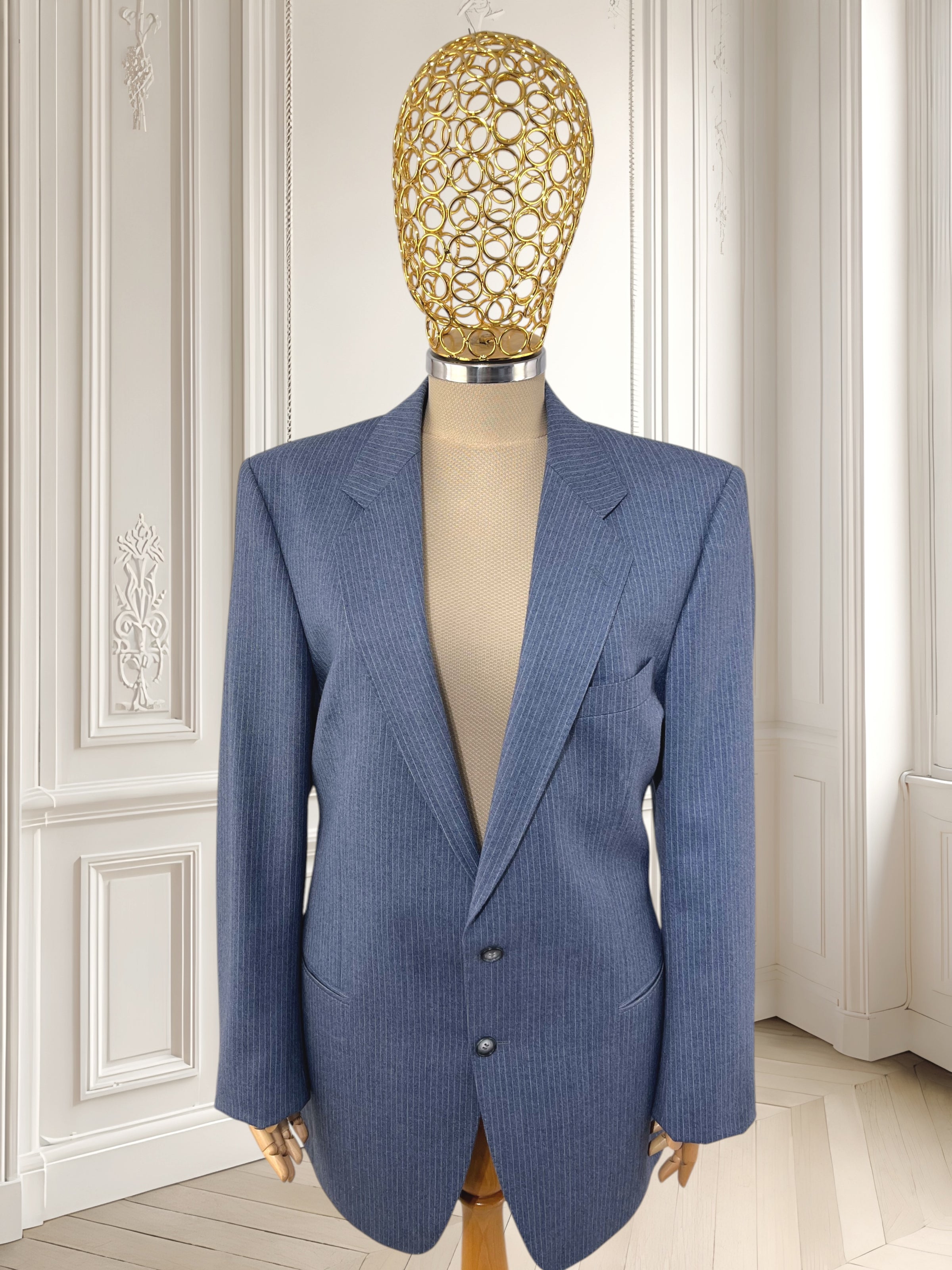 Sacou masculin din lână pură potrivit pentru M/L