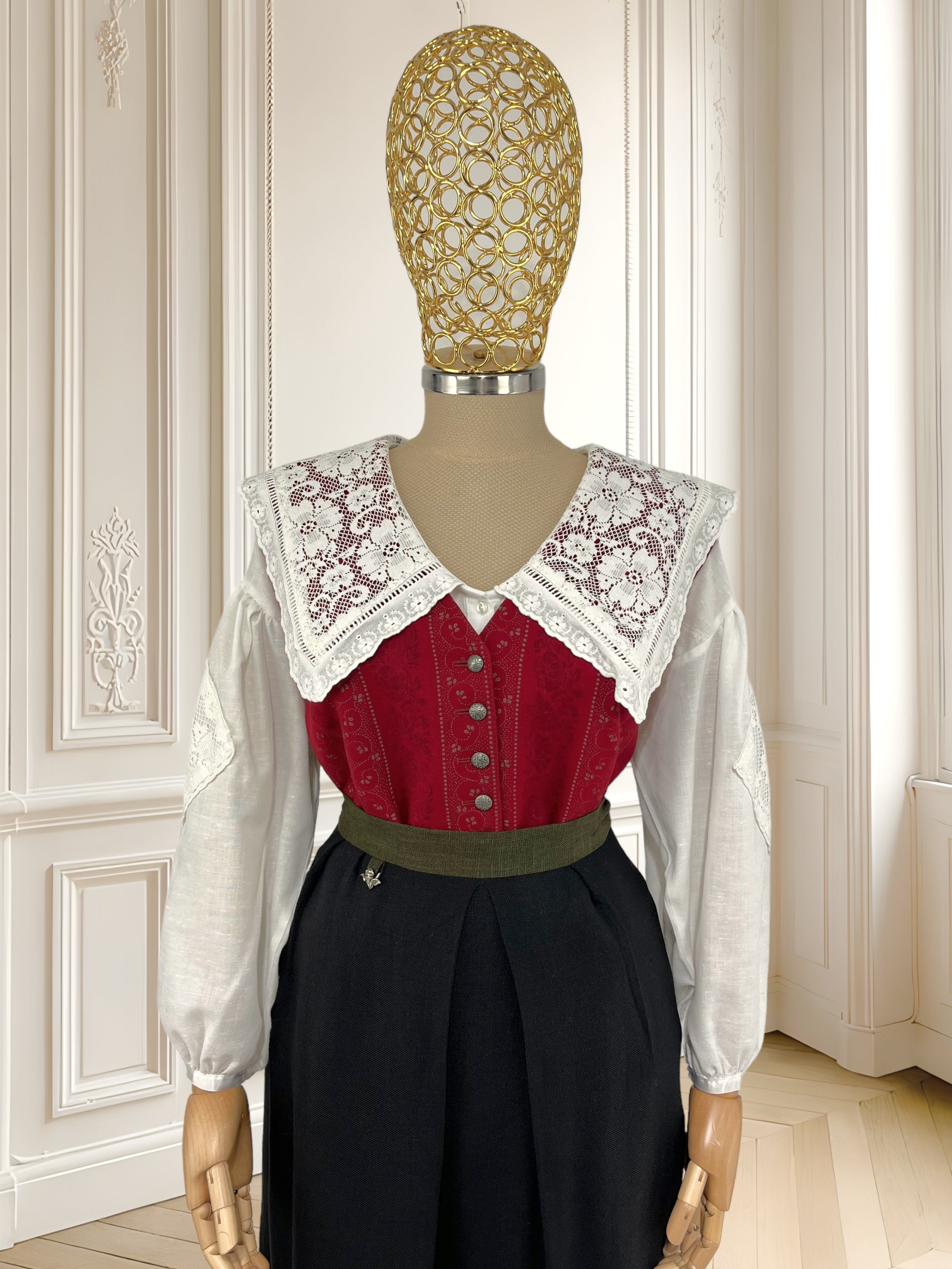 Vestă vintage din lână mărimea XL