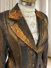 Încarcă imaginea în vizualizatorul Galerie, Sacou vintage cu efect sidefat mărimea M
