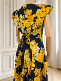 Rochie vintage din bumbac mărimea S
