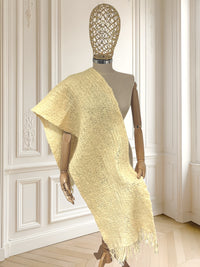 Fular din mohair lucrat manual