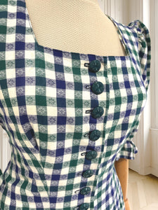 Rochie vintage din bumbac mărimea L