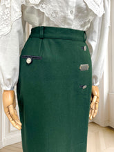 Încarcă imaginea în vizualizatorul Galerie, Fustă conică din lână pură mărimea S
