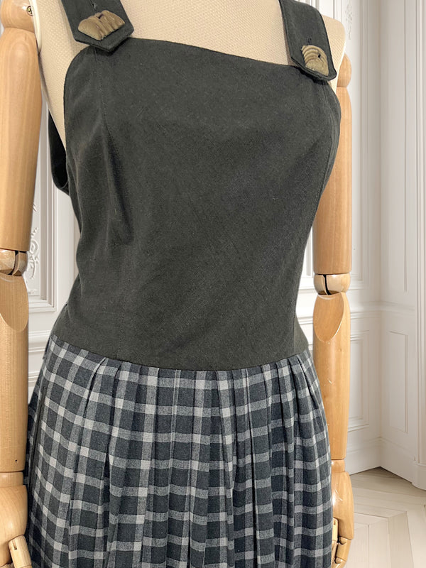 Rochie vintage din bumbac mărimea L