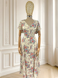 Rochie vintage din vâscoză mărimea M