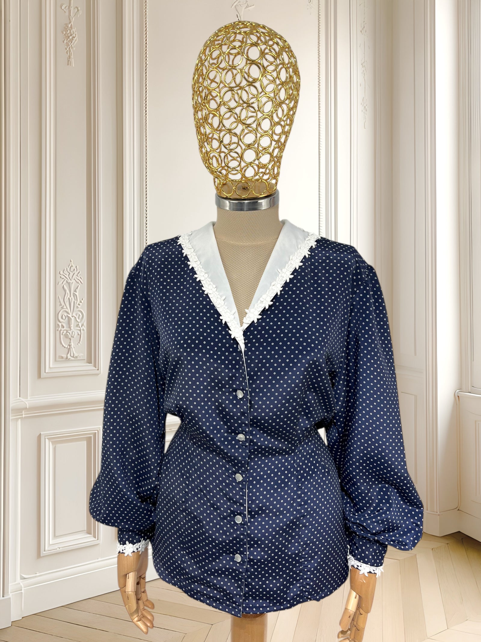 Cămașă vintage bleumarin mărimea L
