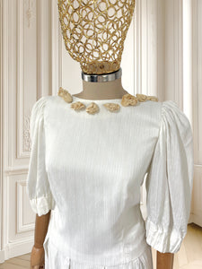 Rochie vintage lucrată manual mărimea L