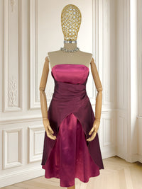 Rochie satinată cu corset mărimea S