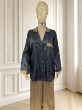 Încarcă imaginea în vizualizatorul Galerie, Pijama satinată cu adaos de bumbac mărimea M
