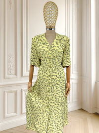 Rochie vintage din vâscoză potrivită pentru L/XL