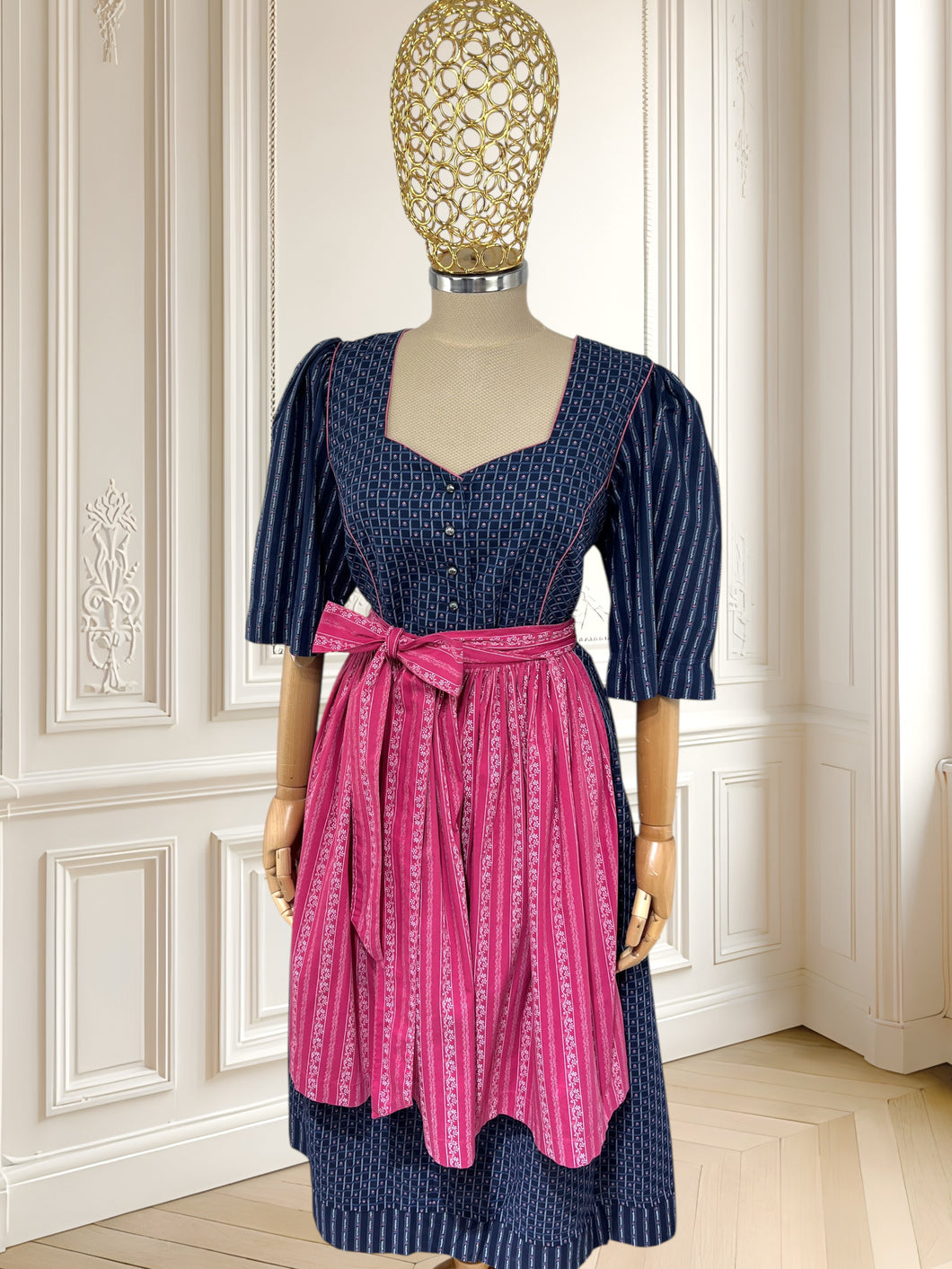 Rochie vintage din bumbac mărimea XL
