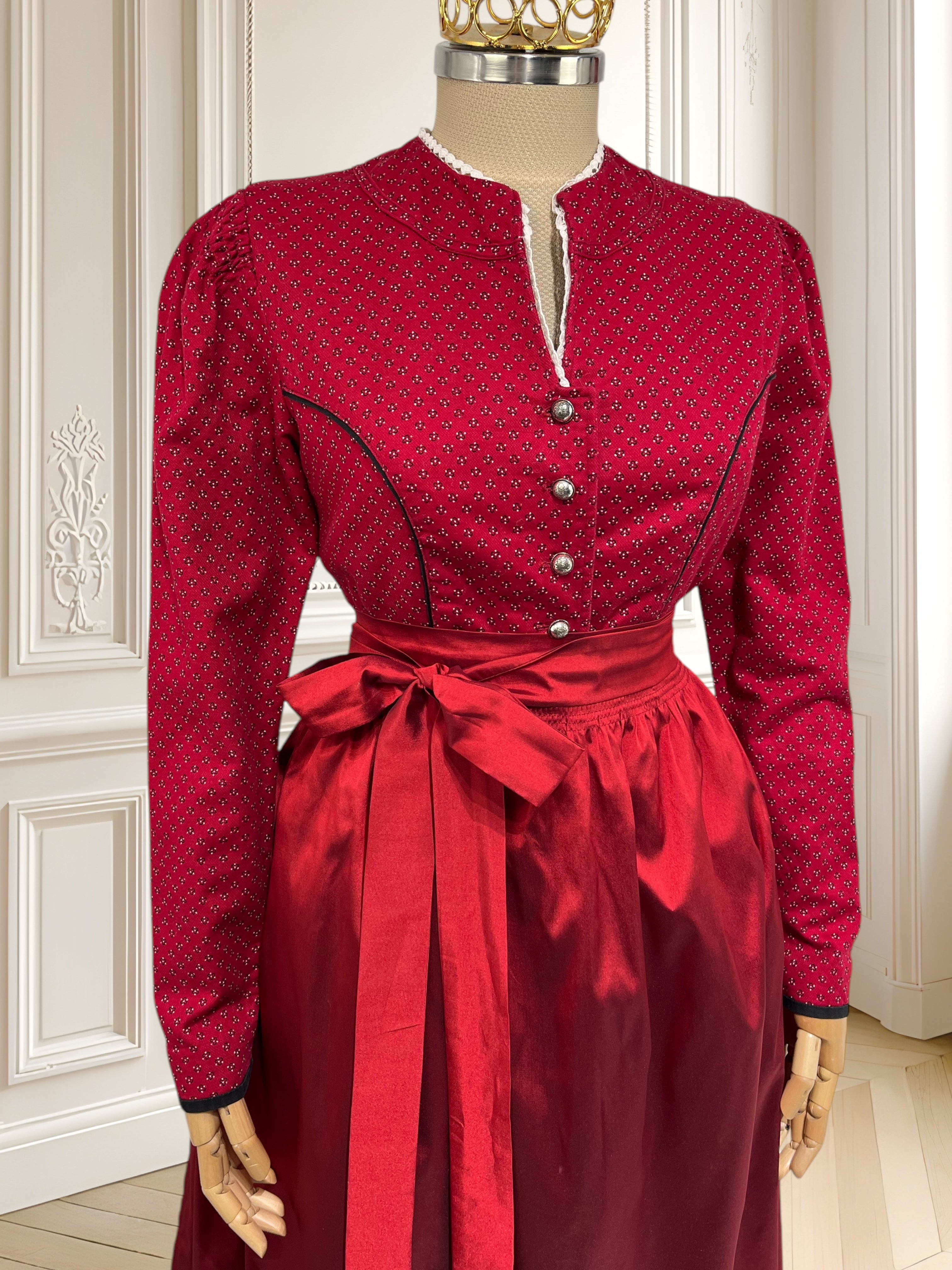 Rochie vintage din bumbac mărimea S