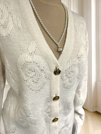 Cardigan vintage din amestec de lână mărimea L