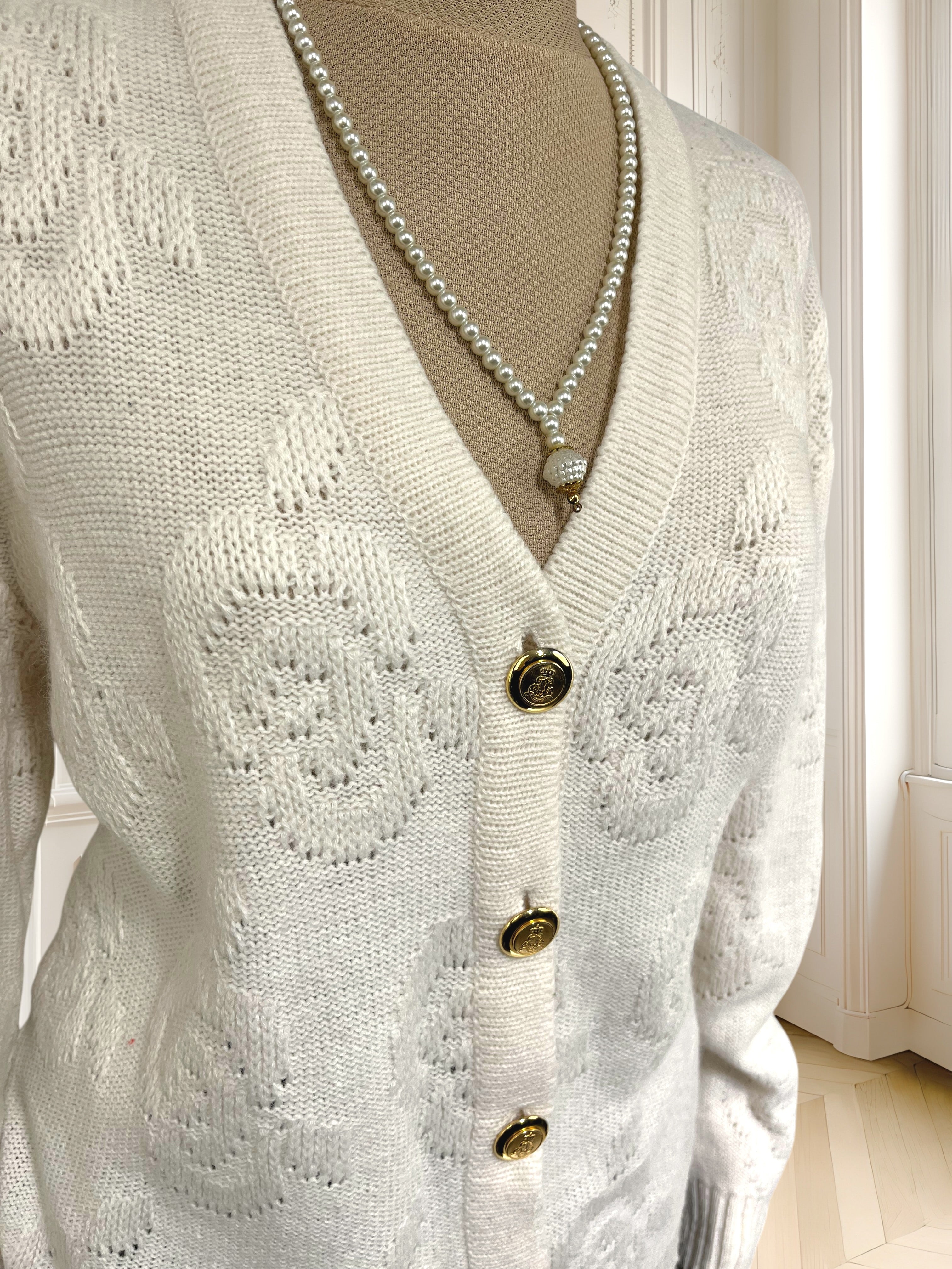 Cardigan vintage din amestec de lână mărimea L