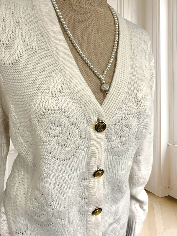 Cardigan vintage din amestec de lână mărimea L