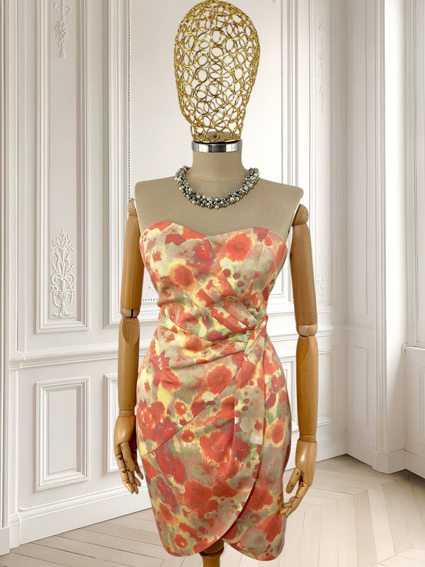 Rochie cu print floral mărimea S