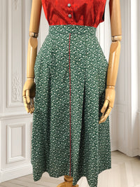 Fustă vintage din bumbac mărimea XL