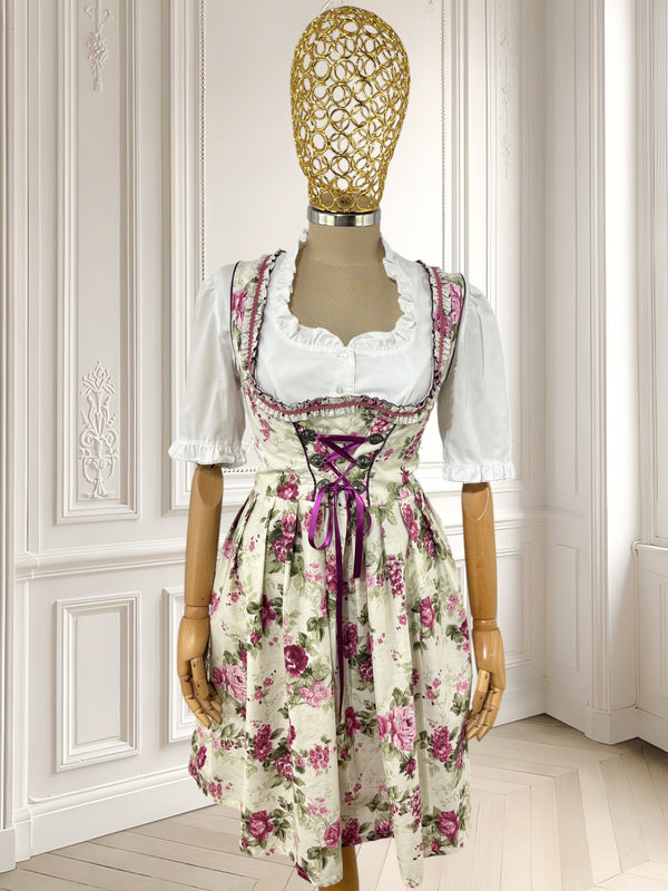 Rochie bavareză cu print floral mărimea M