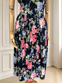 Rochie vintage din vâscoză mărimea M