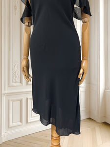 Rochie asimetrică neagră mărimea S