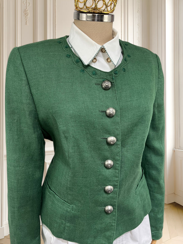 Sacou vintage din in cu nasturi metalici mărimea M