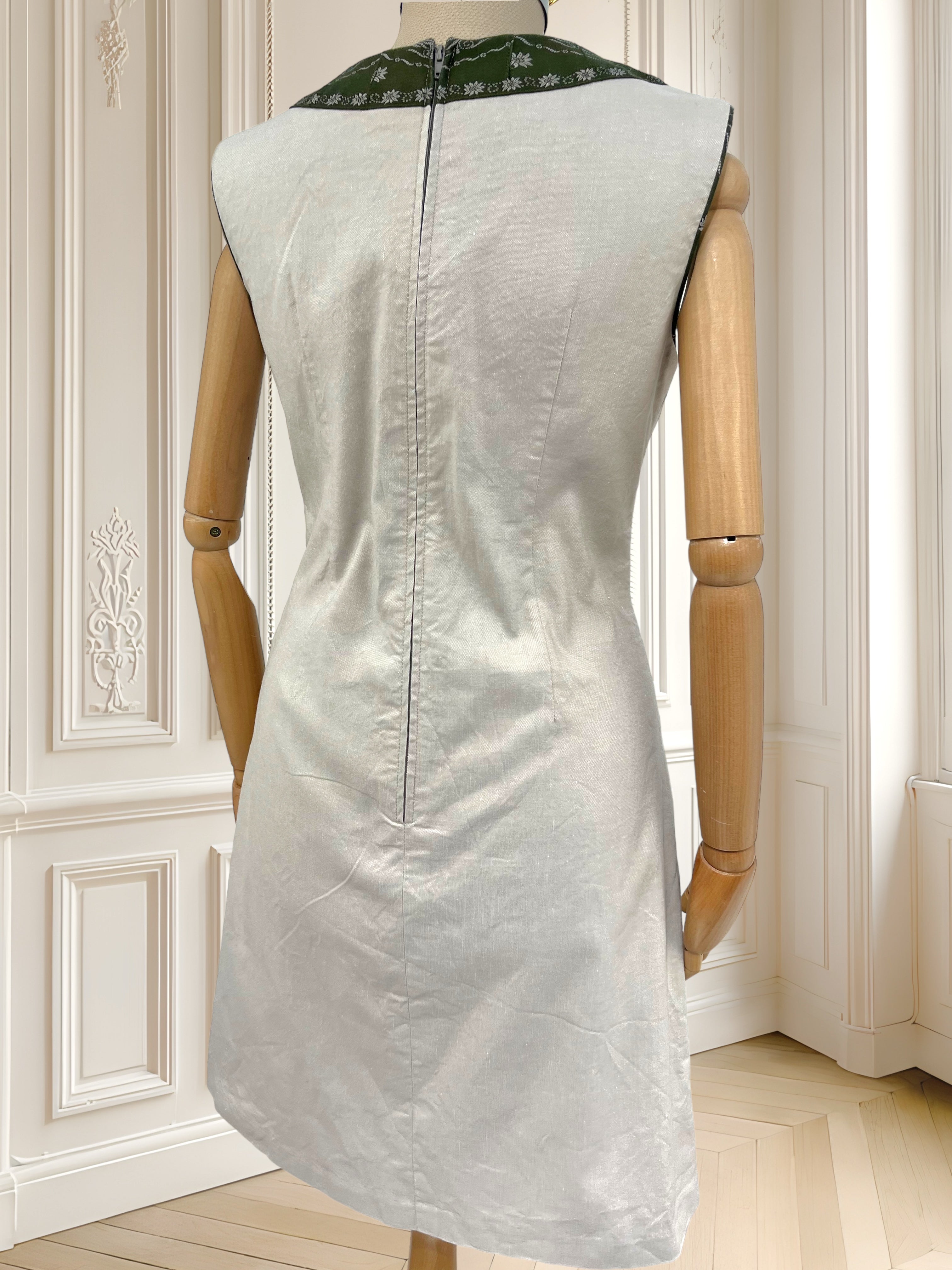 Rochie vintage din bumbac și in mărimea M