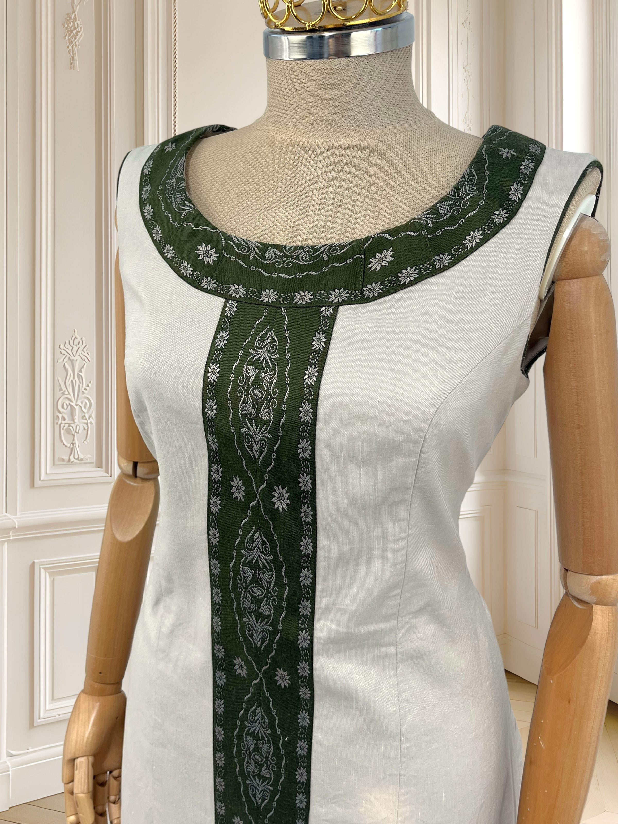 Rochie vintage din bumbac și in mărimea M