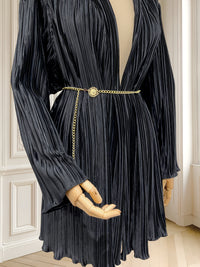 Cardigan plisat potrivit pentru L/XL