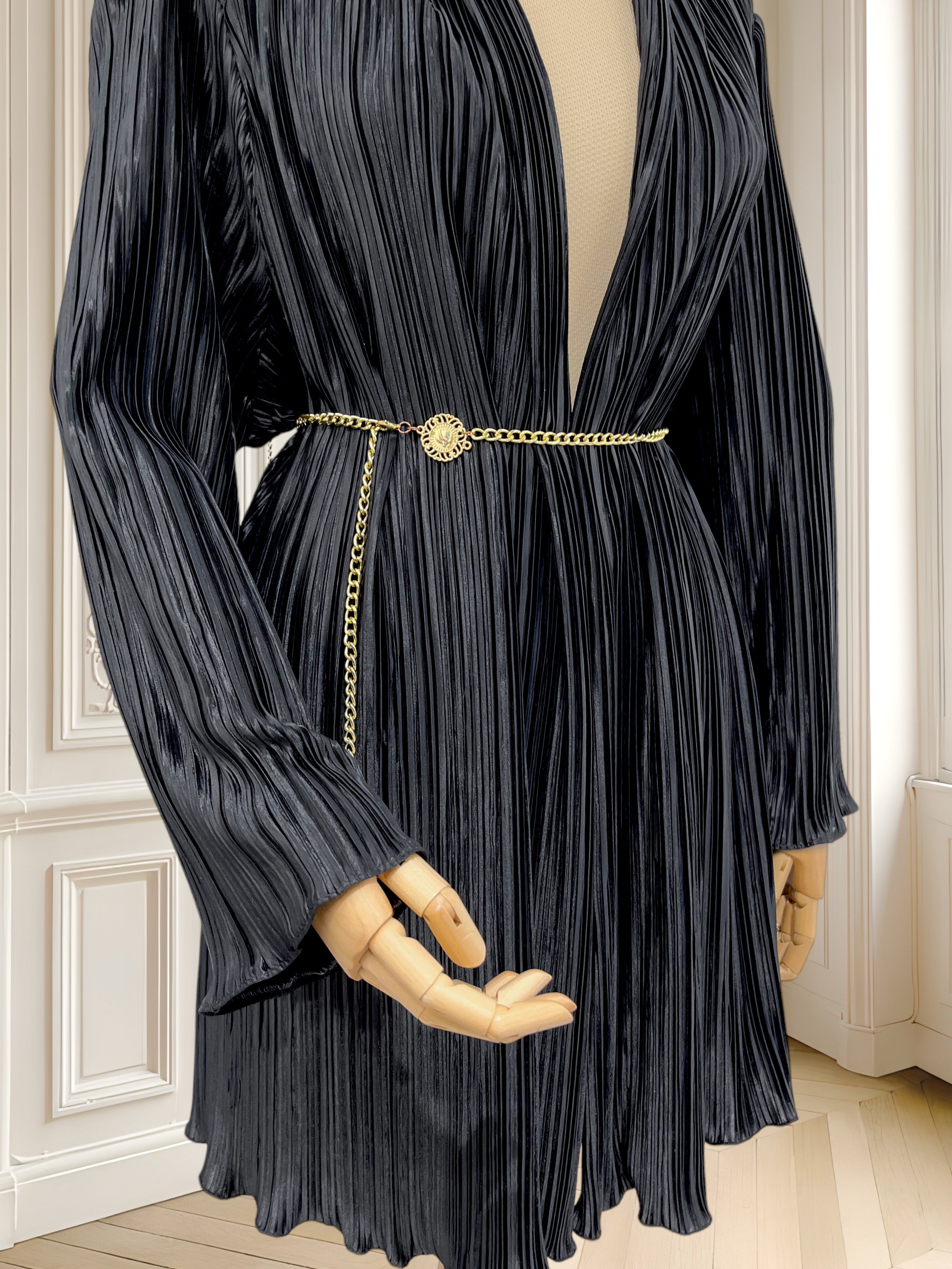 Cardigan plisat potrivit pentru L/XL