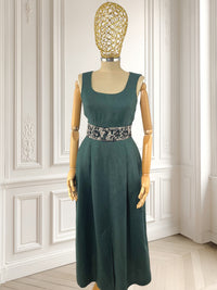 Rochie vintage din in mărimea XS