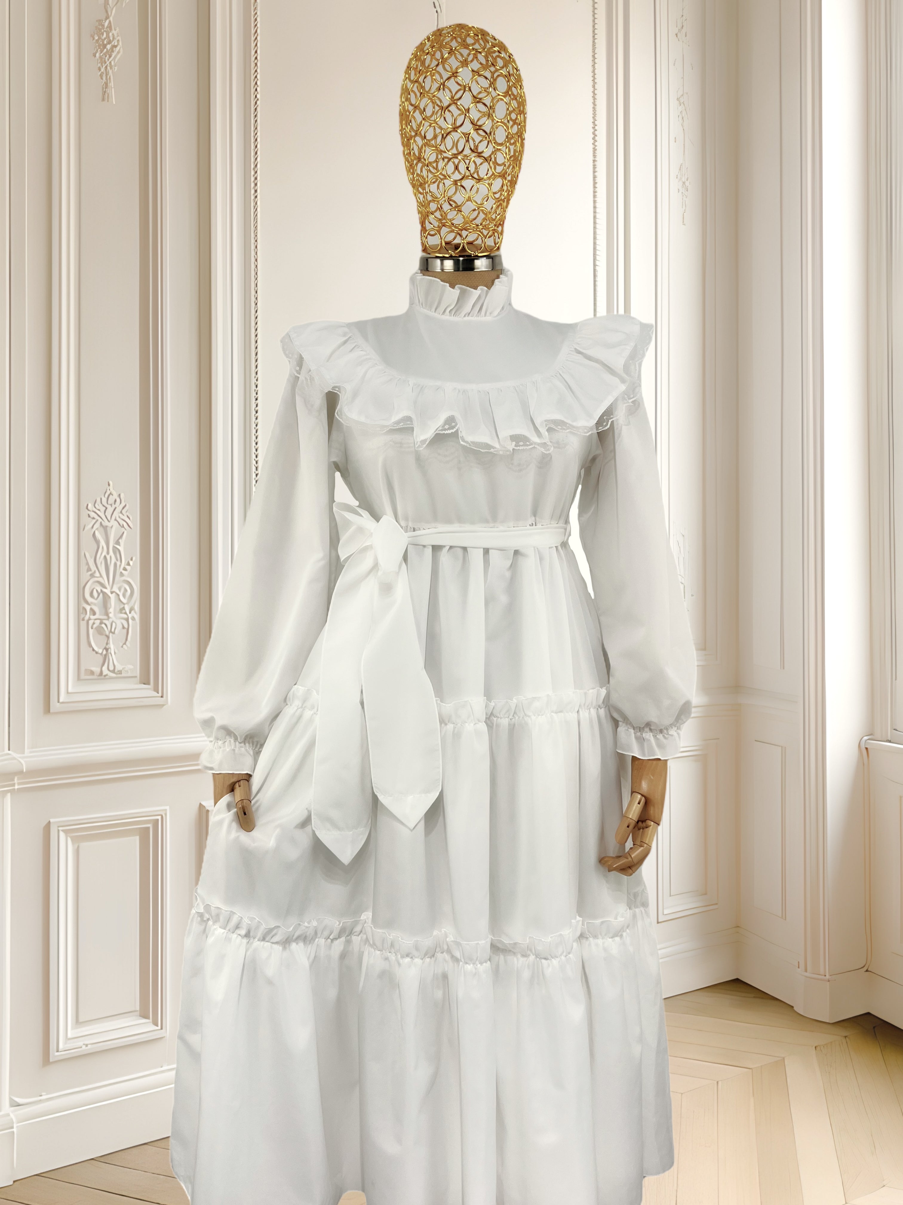 Rochie vintage cu volane mărimea S