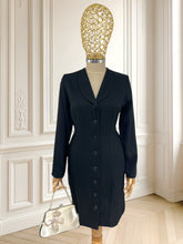 Încarcă imaginea în vizualizatorul Galerie, Rochie italienească din lână pură mărimea M
