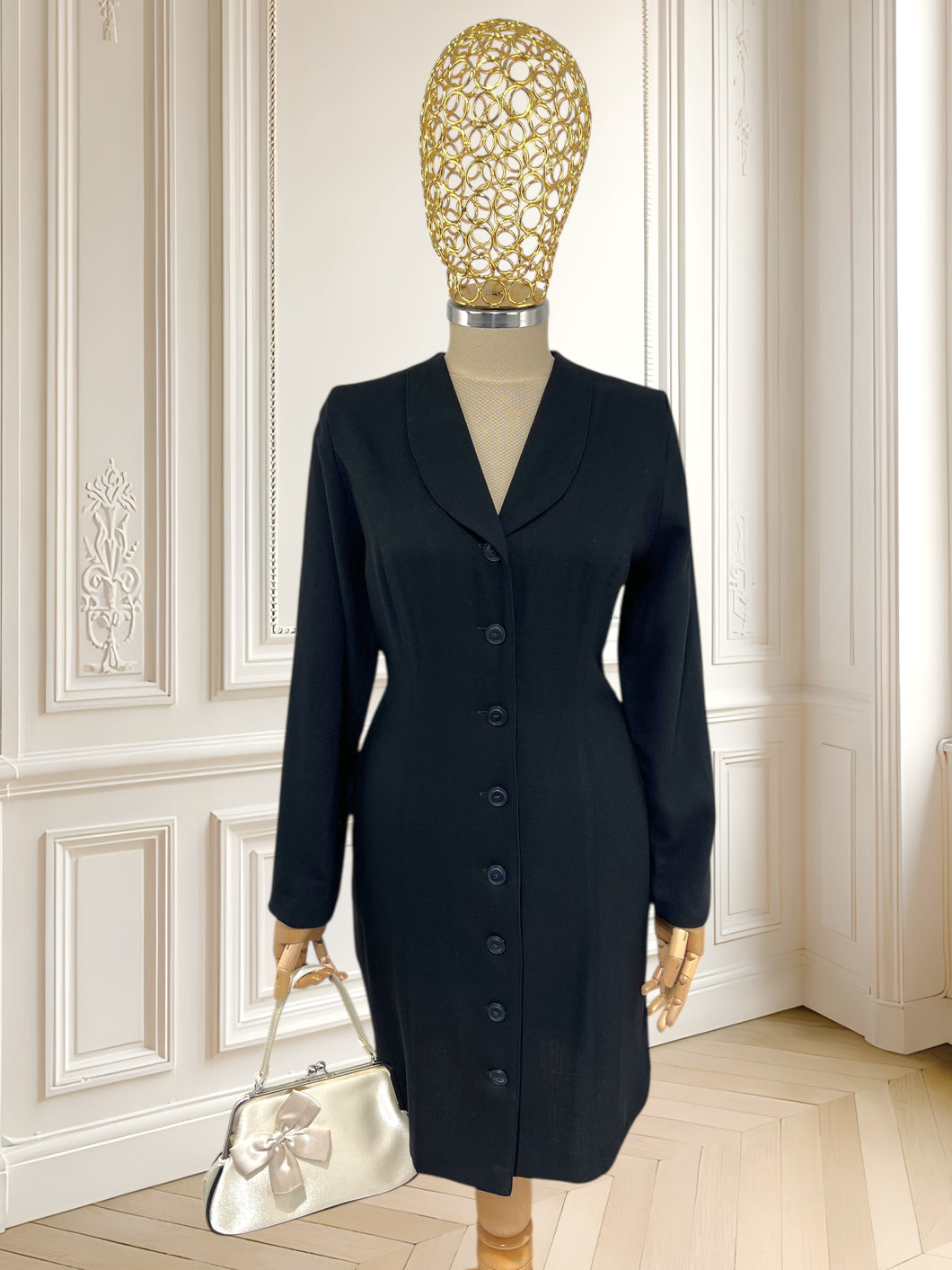 Rochie italienească din lână pură mărimea M